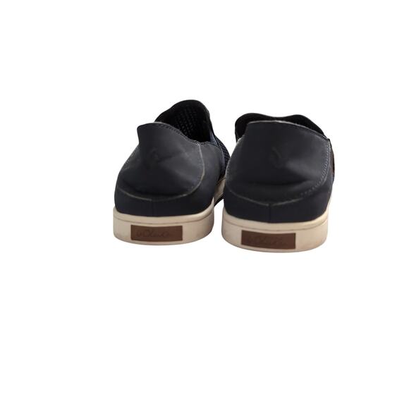 OluKai Pehuea Sneakers Navy Blue Mesh Upper Drop-In Heel Slip On Womens 9 - Picture 5 of 9